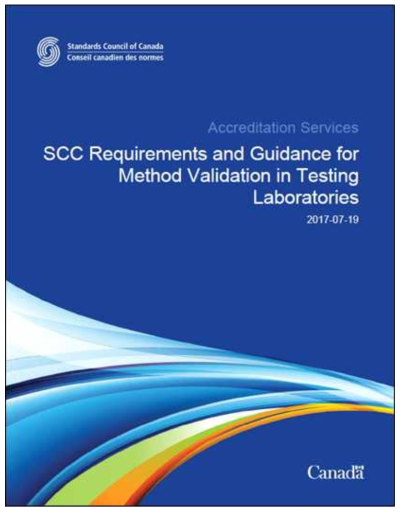 SCC 시험방법 validation 가이드라인