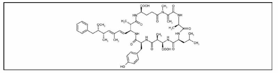 Constitutional formula (Microcystin-LY)