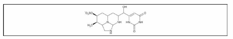 Constitutional formula (Cylindrospermopsin)