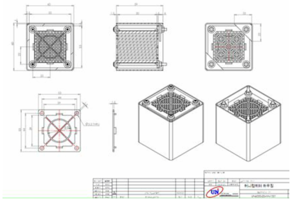 Honeycomb-typed Heatable filter Module 설계