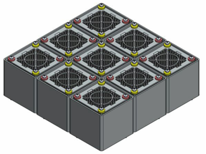 Heatable filter module 3D설계도면