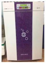 Rotavirus 배양에 사용된 Humidified CO2 incubator(Vision Scientific Co.)