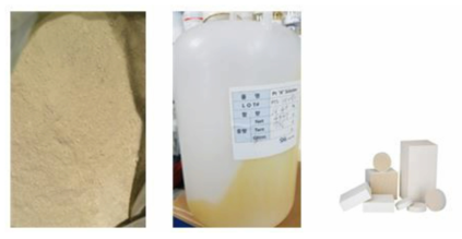 촉매 재료, (A) TIO2 powder, (B) PtCl4 수용액, (C) honeycomb