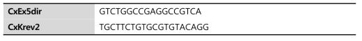 ace-1 gene의 F290V 돌연변이 조사를 위한 PCR primer