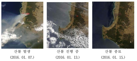 MODIS fire mask images of Yarloop Bushfire, Australia