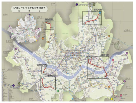 도시 철도 서울지역 지상구간 예시 1