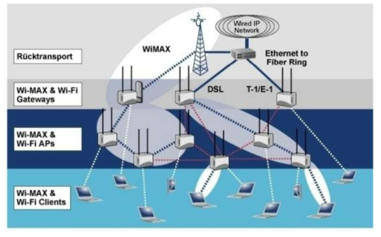 IEEE 802.16p M2M 개념도