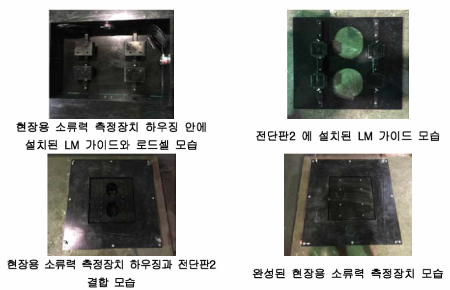 현장용 소류력 측정장치 제작