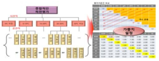 종합적인 하천평가를 위한 시공간적 분류 및 가중치 설정 방법