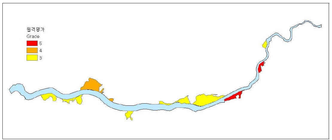 만경강 격리/차단된 하천공간의 횡적 연결성 원격평가 결과