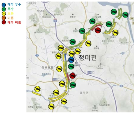 청미천 횡적 연결성 현장평가 결과