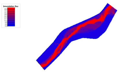 침수일수 분포(innudationday.asc)