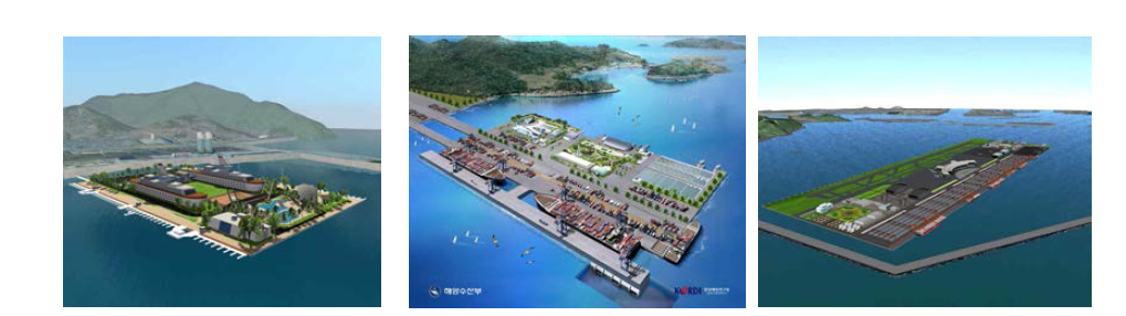 마리나리조트, 컨테이너터미널, 해상공항 (선박해양플랜트연구소 VLFS 프로젝트)