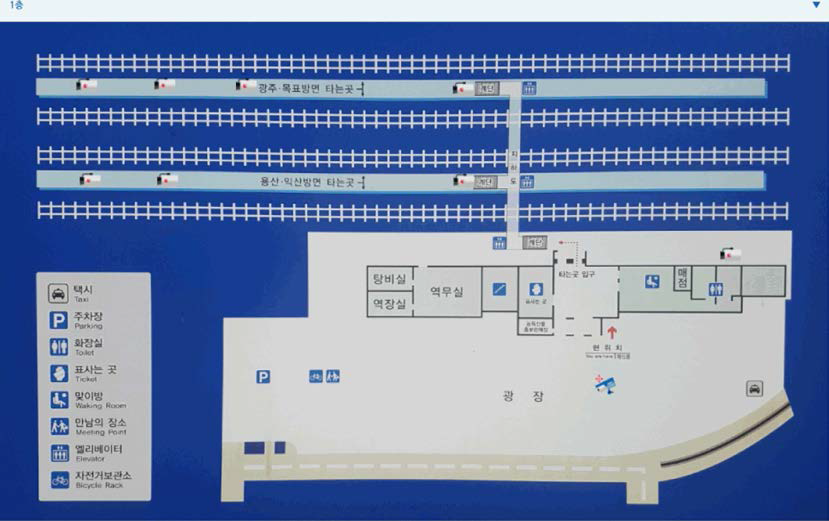 김제역 2D 지도