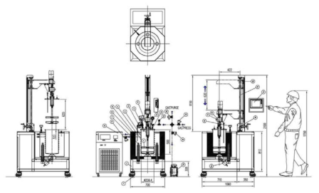 Scale-up 반응기 도면