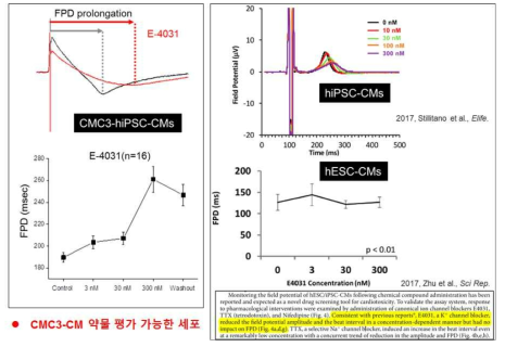 약물 반응 분석을 위한 CMC3-심근세포의 활용 가능성 평가