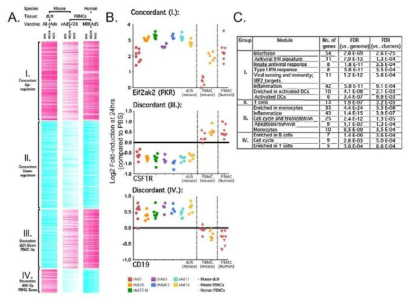 System biology를 활용한 백신개발 전략 [Zak et al., 2015]