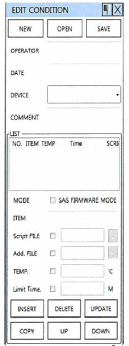 Test Condition Control