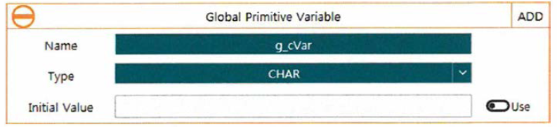 Global Primitive Variable 생성 방식