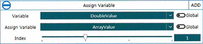 Assign Variable 조작 방식