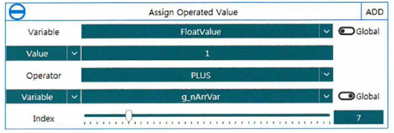 Assign Operated Value 생성 방식