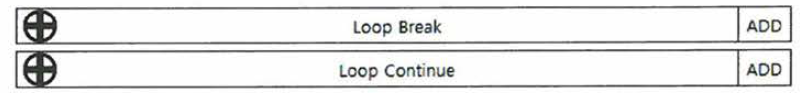 Loop Continue, Break 생성 방식