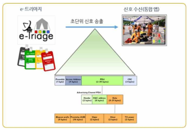 e-Triage 구성 및 신호체계