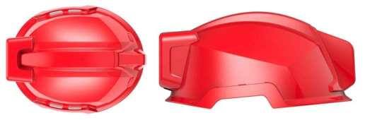 3차 헬멧 디자인 Top / Side View
