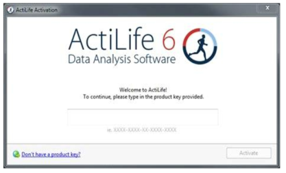 ActiLife 6 software