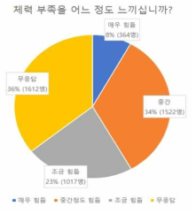 체력의 부족상태