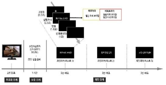 실험 2의 절차와 재인 과제