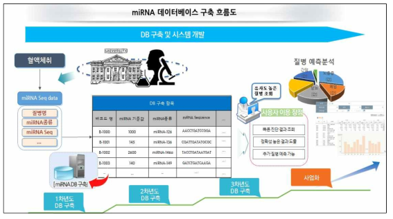 miRNA 데이터베이스 구축 흐름도