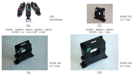 시제품에 활용할 CT 센서 샘플