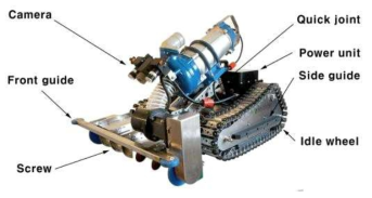 기 개발된 수중청소로봇 플랫폼 구성요소