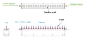 나노섬유 필터 생산 전용 Cylinder type 나노파이버 발생장치 설계