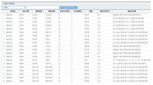 내검 오류 예