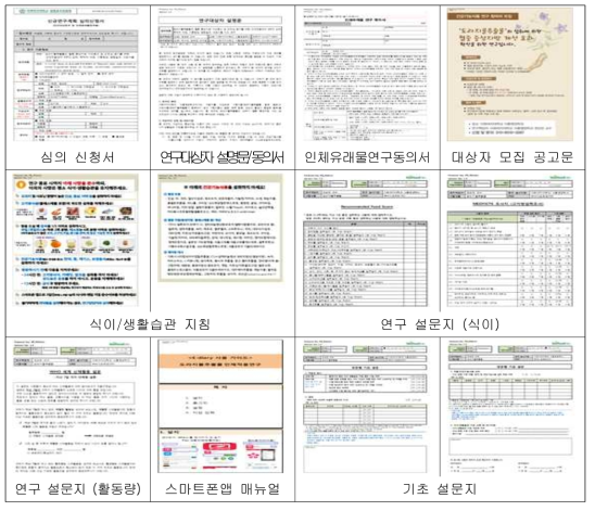 IRB 제출 서류