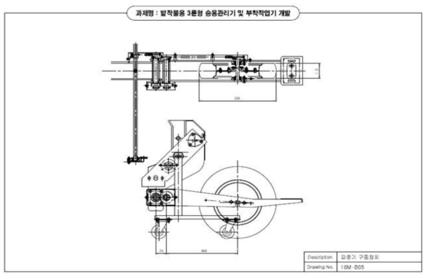 파종기 구동 휠 및 이동용 바퀴