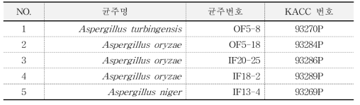 The selected starter having starch degradability and toxin stability