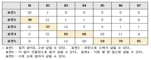 표현인식분석