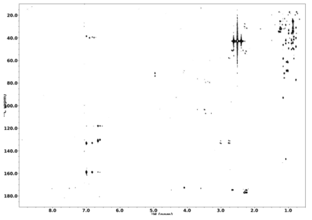 Bacillomycin D C14의 HMBC 스펙트럼