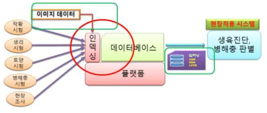 현장 모니터링 체계 구축을 위한 모식도