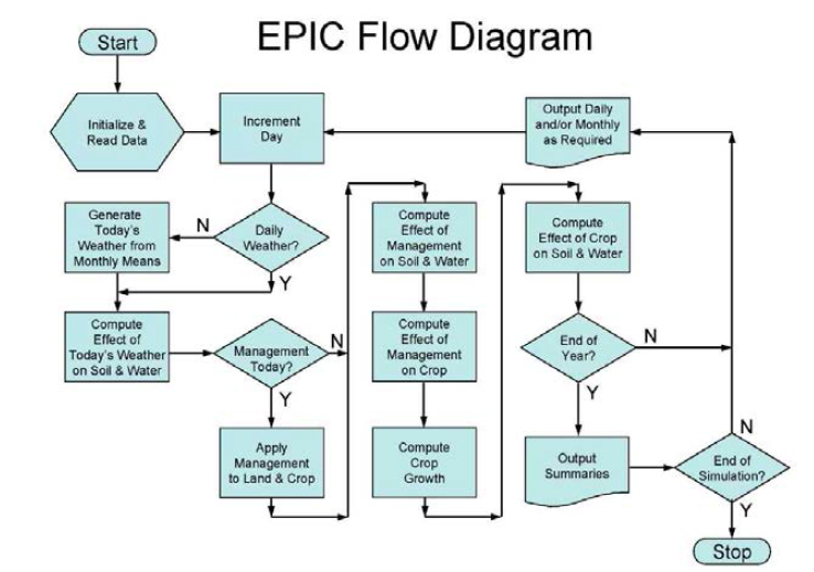 EPIC model flow diagram