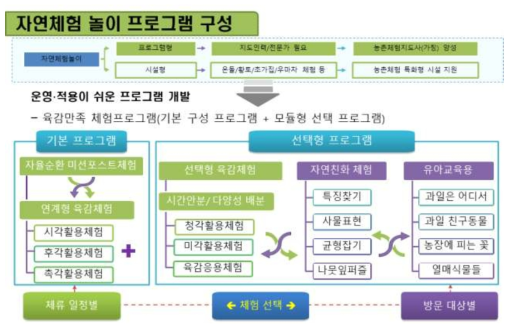 자연체험 놀이 프로그램 구성