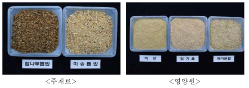 1년차 봉지재배용 표고버섯 배지자원 발굴