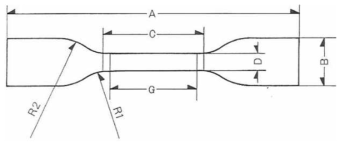 인장강도 시편 샘플 규격