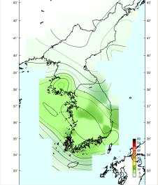 Specttral Seismic Hazard Map(10Hz, 200 yrs RP)