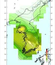 Spectral Seismic Hazard Map(5Hz, 1,000 yrs RP)