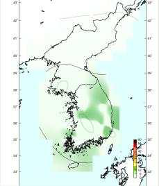 Spectral Seismic Hazard Map(1Hz, 100 yrs RP)