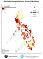 필리핀의 산사태 대비 위험 지도